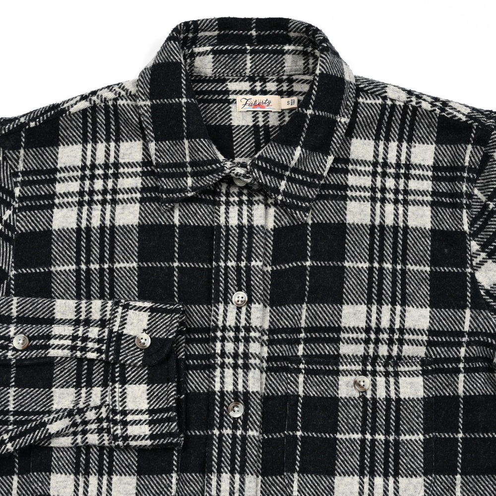 Faherty Legend Sweater Shirt Women's Small Plaid Button Soft Flannel Preppy Cozy